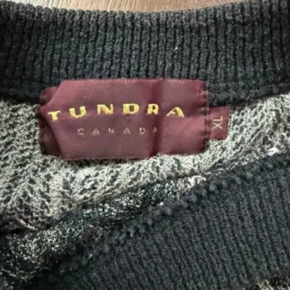 Tundra Canada VTG Coogi Style Sweater Geometric Grandpacore Cabincore Cosby XL - Picture 5 of 6
